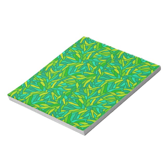 Leaves patchwork notepad (Rotated)