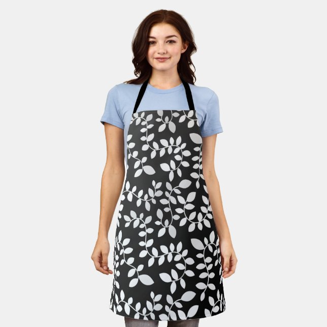 Leaves Pattern 10 Apron (Worn)