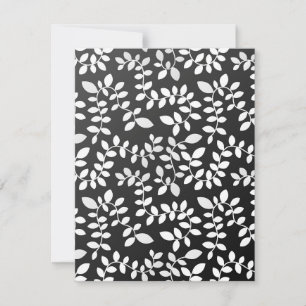 Leaves Pattern 10 Card