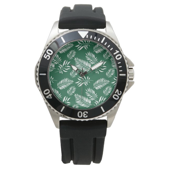 Leaves Pattern 12 Watch (Front)
