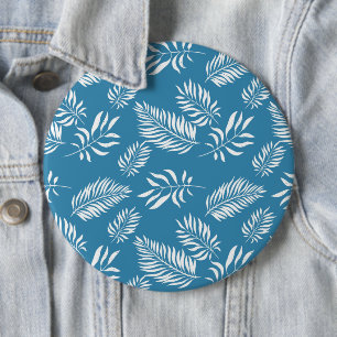 Leaves Pattern 13 6 Cm Round Badge