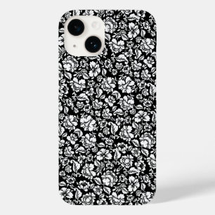 Leaves pattern 14b. black BG Case-Mate iPhone 14 Case