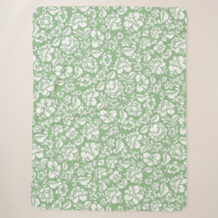 Leaves pattern 14b. lgren BG Sherpa Blanket