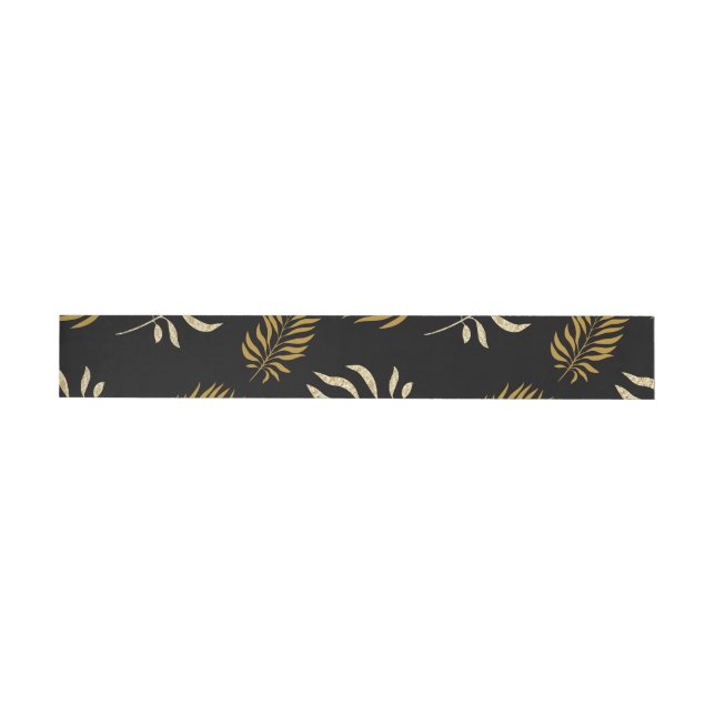Leaves Pattern 16 Wrap Around Label (Individual)