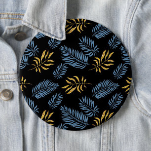 Leaves Pattern 17 6 Cm Round Badge