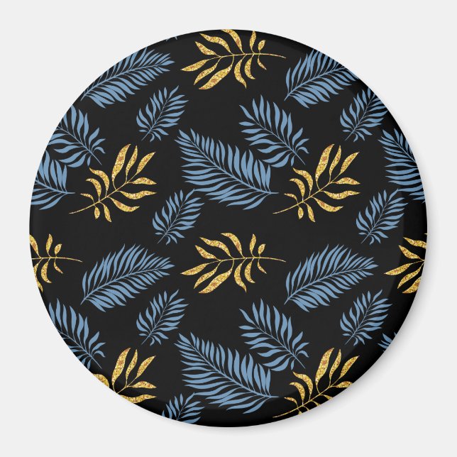 Leaves Pattern 17 Magnet (Front)