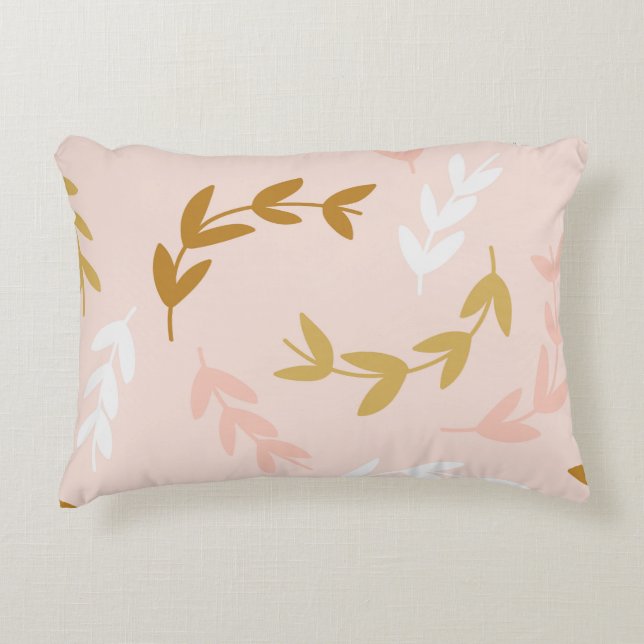 Leaves Pattern 4 Decorative Cushion (Front)