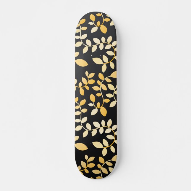 Leaves Pattern 5 Skateboard (Front)