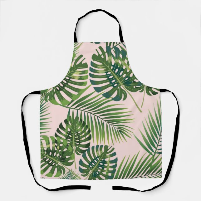 Leaves pattern apron (Front)