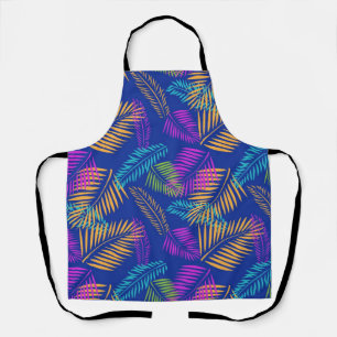 Leaves pattern apron