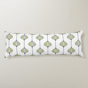 Leaves pattern body cushion