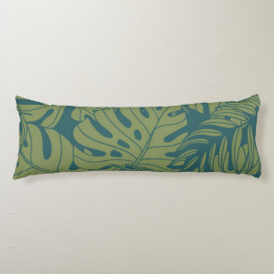 Leaves pattern body cushion
