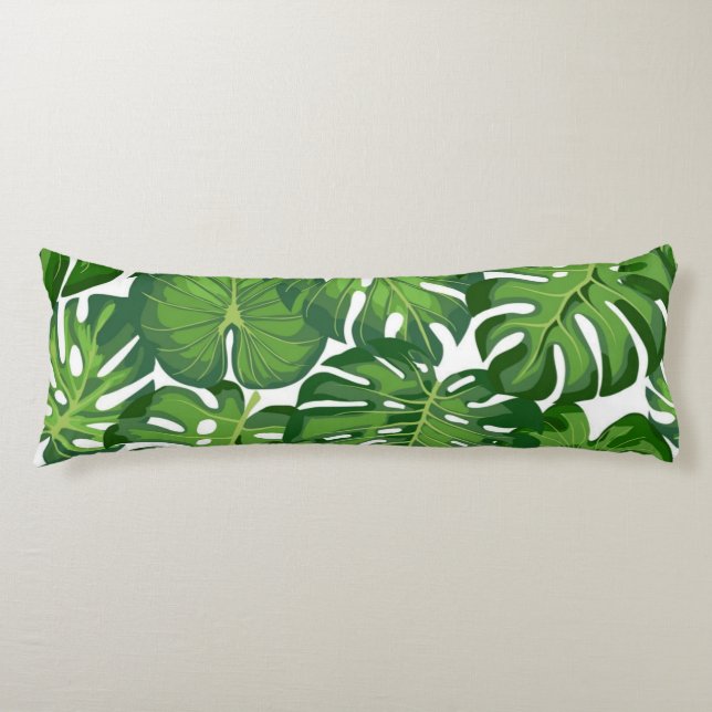 Leaves pattern body cushion (Front)