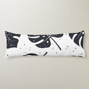Leaves pattern body cushion
