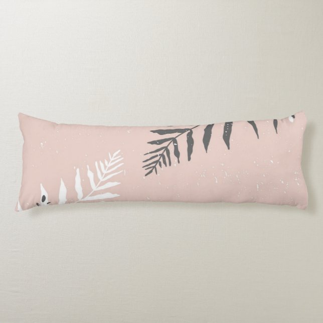 Leaves pattern body cushion (Front)