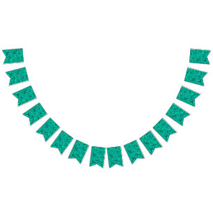 Leaves pattern bunting