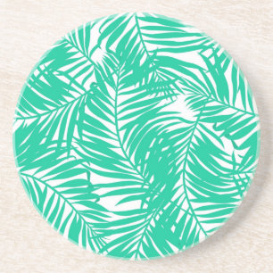 Leaves pattern coaster