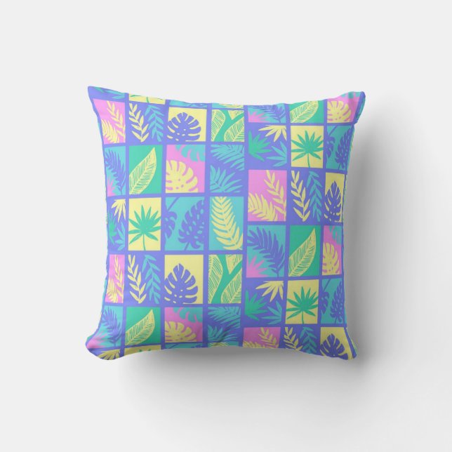 Leaves pattern cushion (Front)