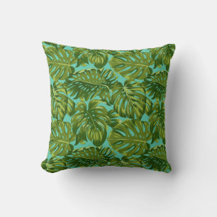 Leaves pattern cushion