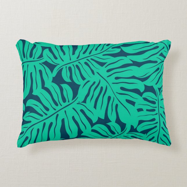Leaves pattern decorative cushion (Front)