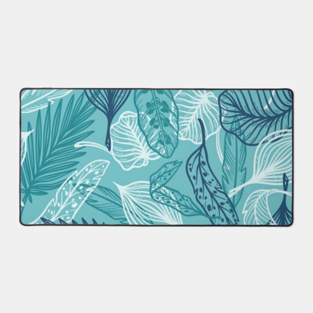 Leaves pattern desk mat (Front)