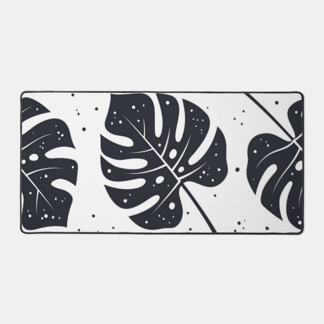 Leaves pattern desk mat (Front)