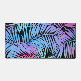 Leaves pattern desk mat