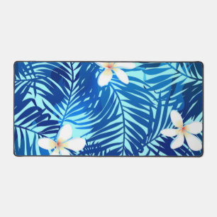 Leaves pattern desk mat