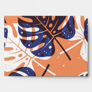 Leaves pattern envelope