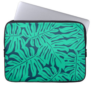 Leaves pattern laptop sleeve