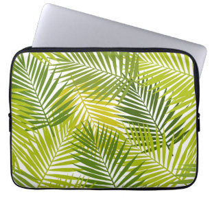 Leaves pattern laptop sleeve