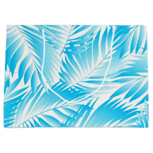 Leaves pattern large gift bag