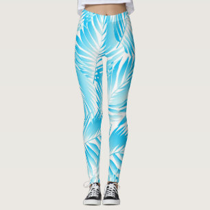 Leaves pattern leggings