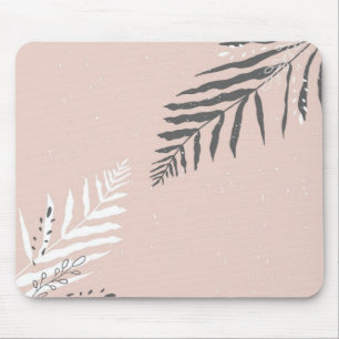 Leaves pattern mouse pad