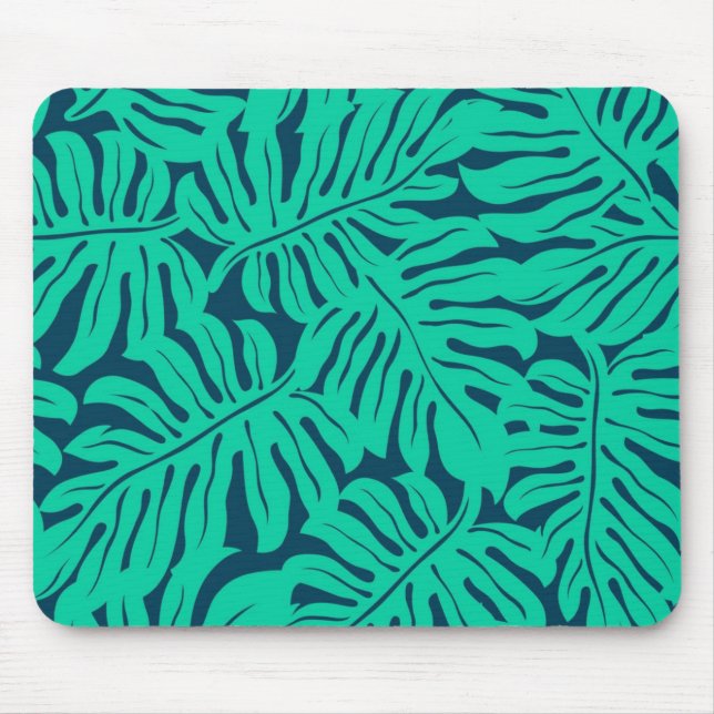 Leaves pattern mouse pad (Front)