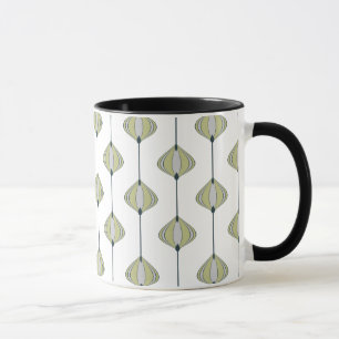 Leaves pattern mug