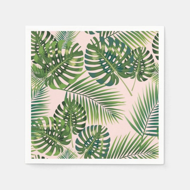 Leaves pattern napkin (Front)