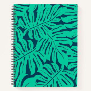 Leaves pattern notebook