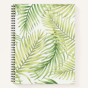 Leaves pattern notebook