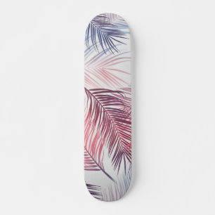 Leaves pattern skateboard