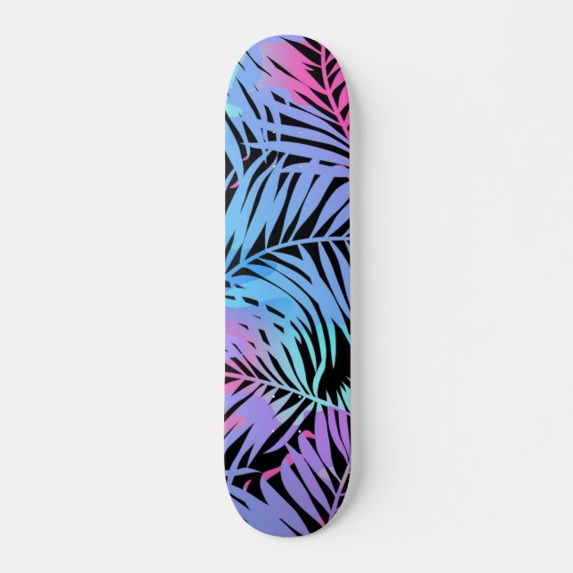 Leaves pattern skateboard (Front)