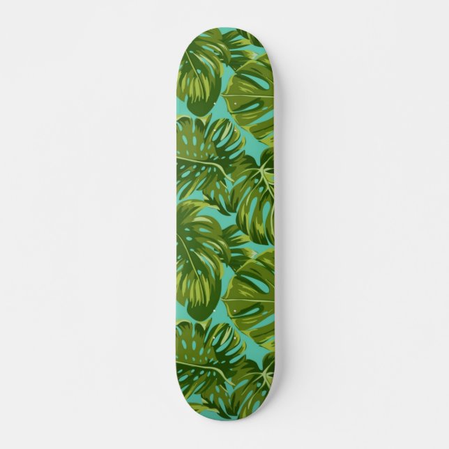 Leaves pattern skateboard (Front)