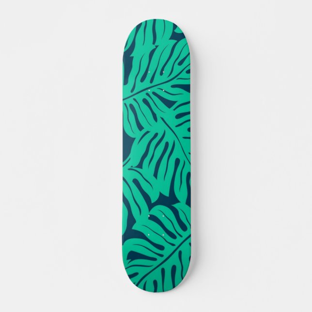 Leaves pattern skateboard (Front)