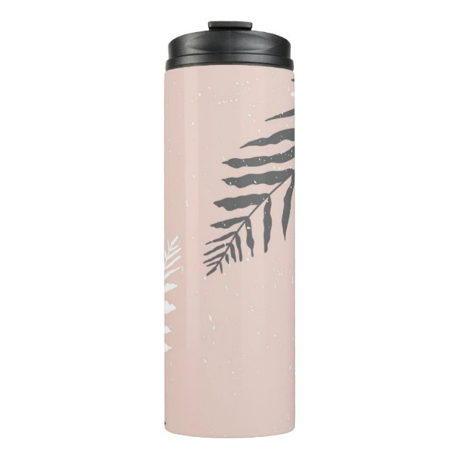 Leaves pattern thermal tumbler (Front)