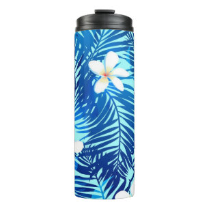 Leaves pattern thermal tumbler