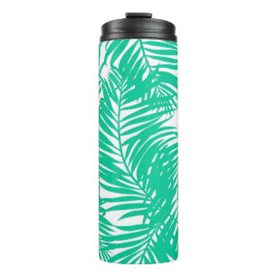 Leaves pattern thermal tumbler