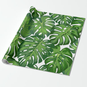 Leaves pattern wrapping paper
