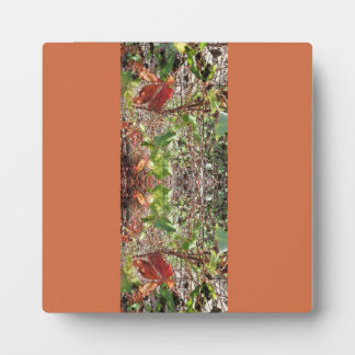 Leaves photo autumn plaque