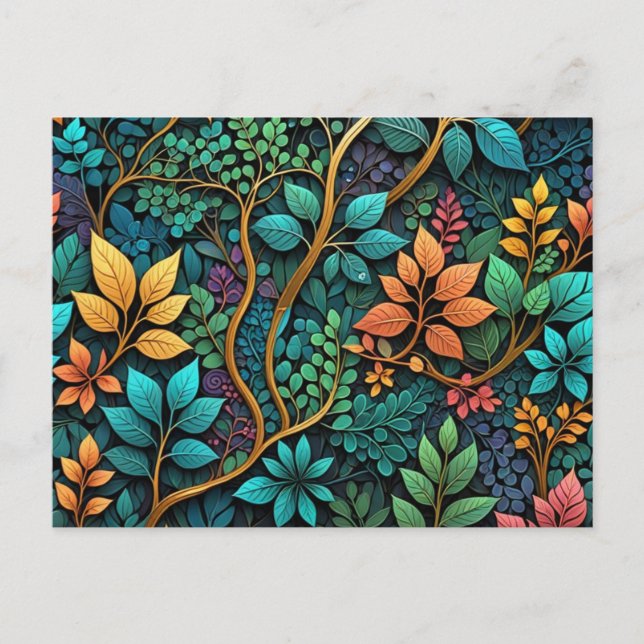 Leaves Postcard (Front)