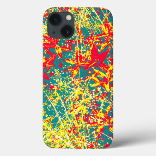 leaves red green yellow and white iPhone 13 case